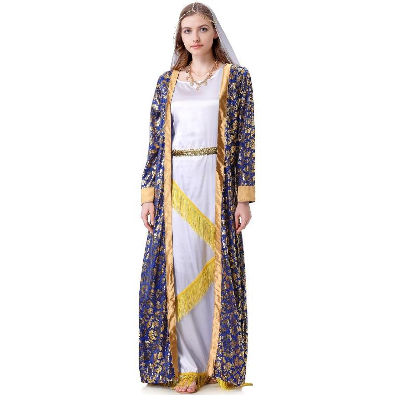 

Хэллоуин Муза Дубай Саудовский Двор Платье Клеопатры Средневековый Костюм Драматический Костюм XL