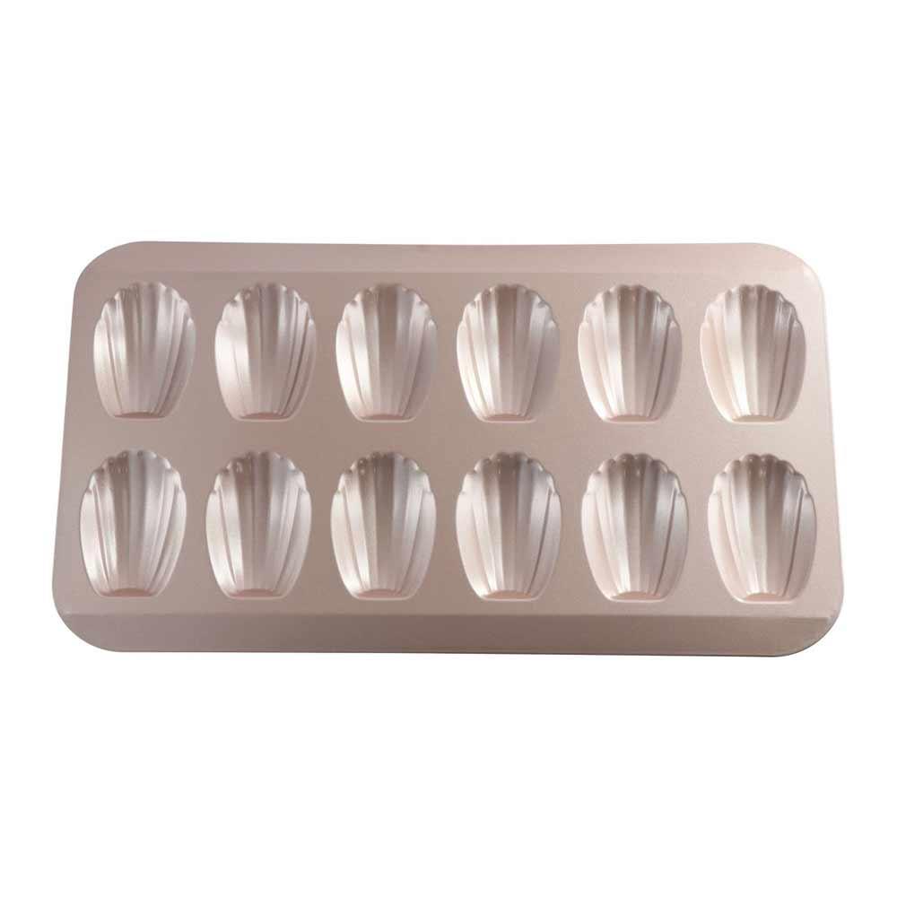 

Non Stick Cooking Kitchen Carbon Steel Cookie Mould Baking Tray Madeleine Mold Biscuit Pan золотий