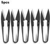 5/4/3/2/1pcs Sewing Scissors U Sewing Clipper Beading Thread Cutter Trimming Threads Stitch Supplies Embroider Fabric Scissors