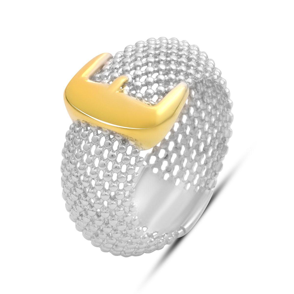 

Silver ring without stones, product weight 4.54 g (2184058) 17