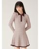 Lily Brown Polo Knit Mini Dress Women's (LWNO251132, Pink)