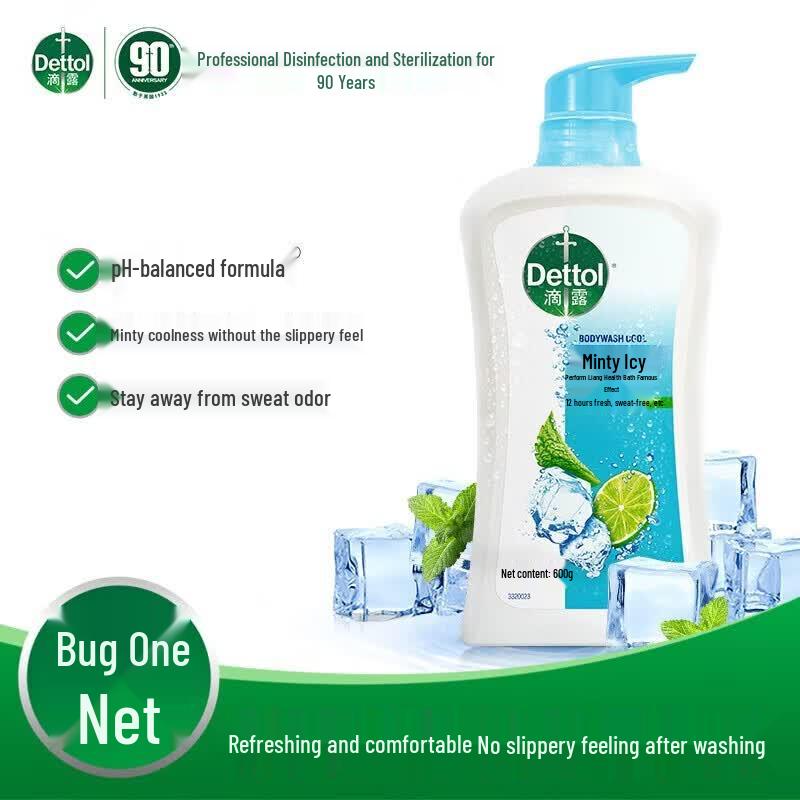 Dettol Mint Icy Body Wash 600g