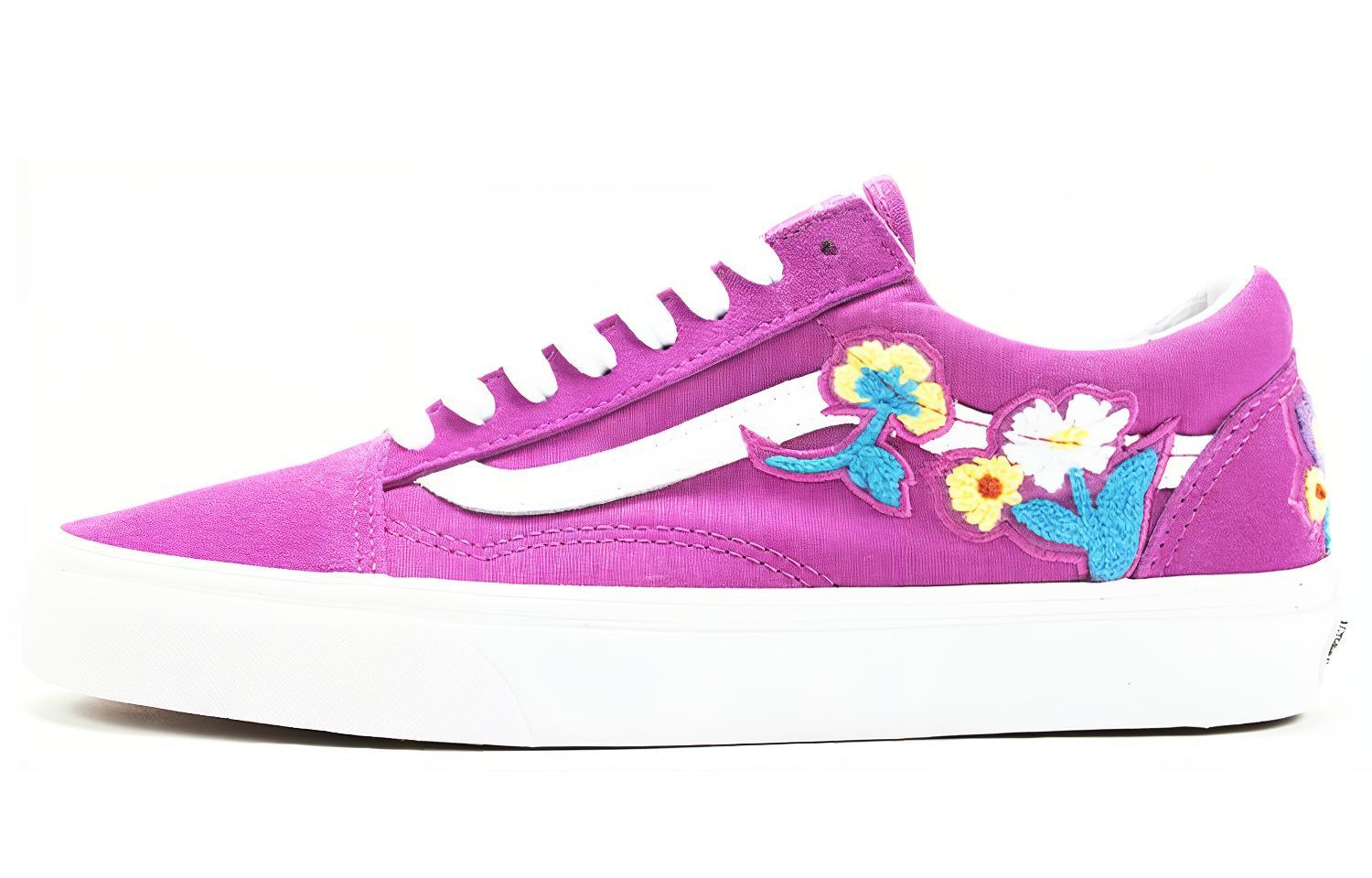 Кроссовки Vans Скейт-кроссовки Фиолетовый Белый Женские VN0A4BV5TPK 38