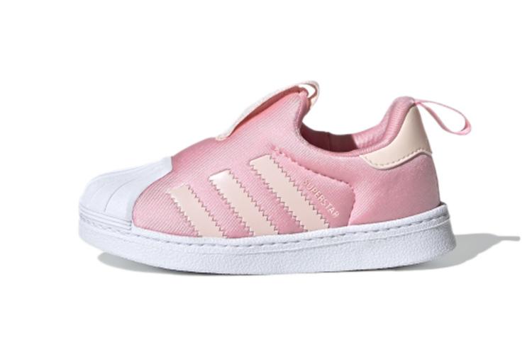 

Adidas Originals SUPERSTAR 360 Leather Abrasion Resistant Breathable Low top Skateboard Shoes Pink White FV7228 20