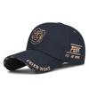 New Men's Embroidered Duck Tongue Cap Baseball Cap Sun Protection Hard Top Sun Hat Hat