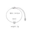 The Same Titanium Steel Small Love Bracelet For Girls Is Fashionable And Simple 18K Electroplated Titanium Steel Hand Jewelry Does Not Fade