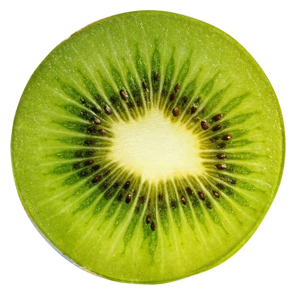 3D Fruit Print Round Carpet Circle Area Rug for Bathroom Living Room Bedroom Decor Non-slip Cloakroom Floor Mats Kitchen Doormat