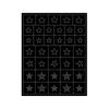 1pc Airbrush Stencil For Nails Heart Butterfly Stars Pattern Hollow Nail Sticker Templates For French Manicure Tips Nail Design