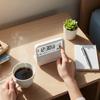 Multifunctional Digital Alarm Clock with Visual Timer Temperature Date Display Silent Operation and Custom Alarms