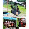 Detachable Waste Bag Rack Portable Folding Table Storage Net Shelf Bag Stuff Meshes for Picnics Outdoor Camping Barbecue