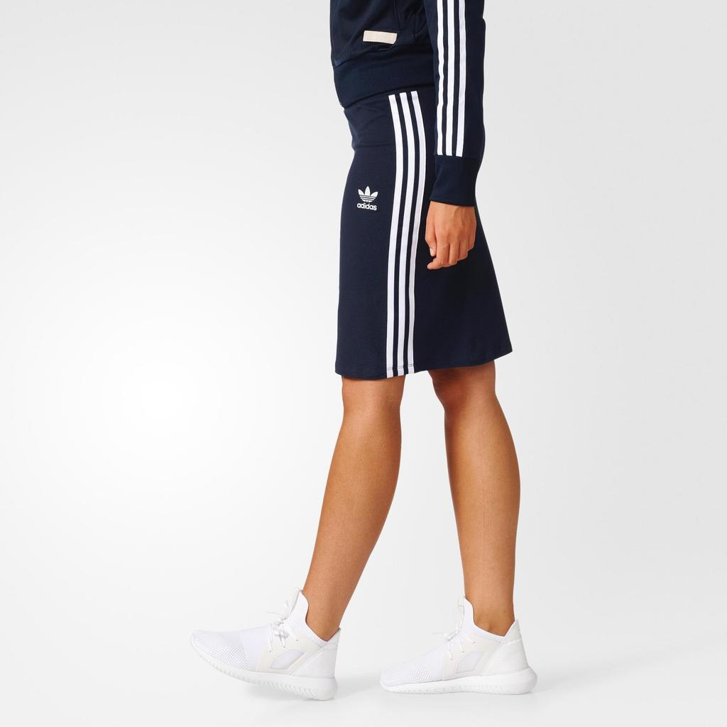 Adidas Originals Casual Short Skirts Women's Legend Ink BJ8370
