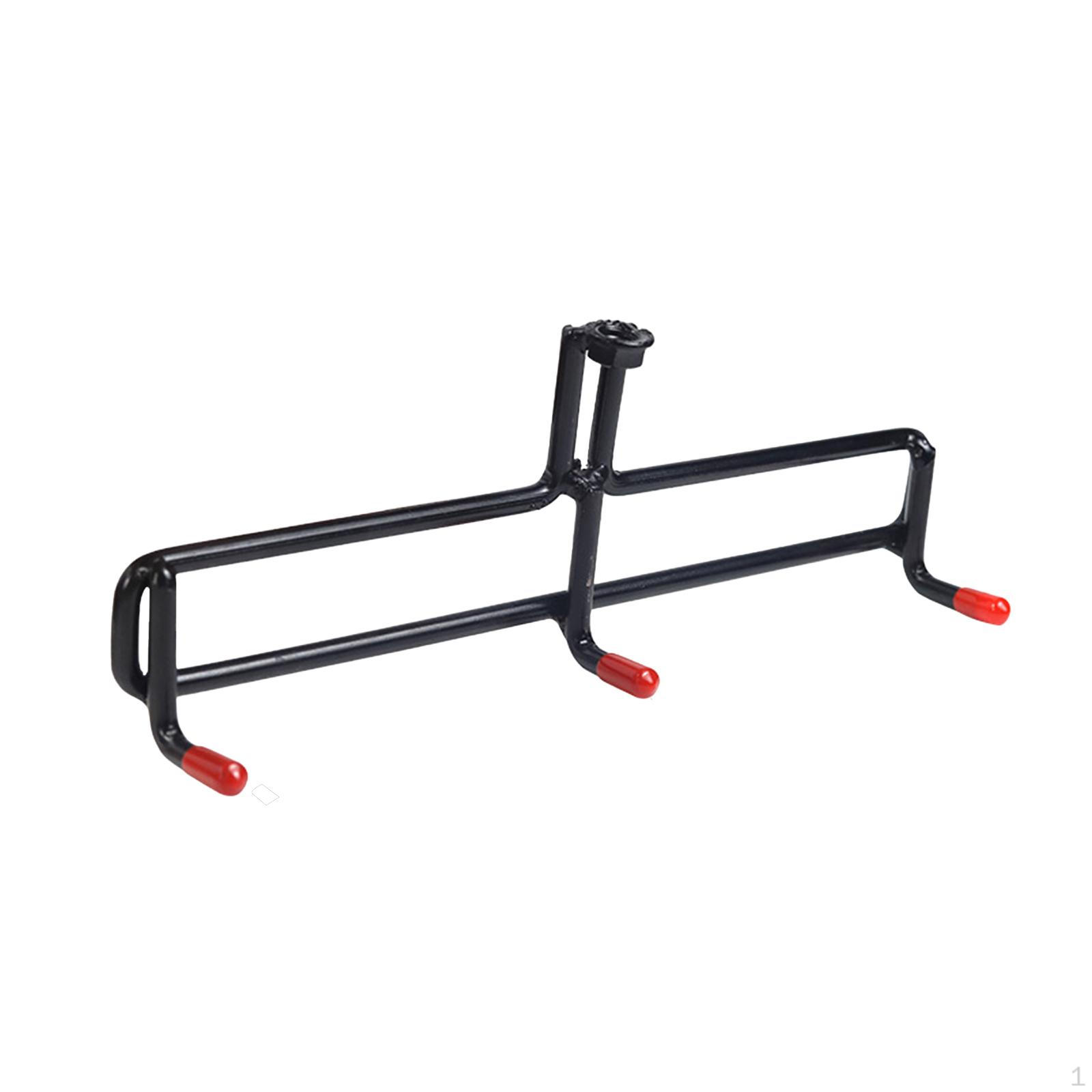 

Front Hook Metal Bracket Multifunction for Universal Accessories Easy Installation Suitable Home 3 Hooks