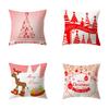 Christmas Themed Pillowcases Car Accessories Office Santa Claus Living Room Sofa Home Pillowcases