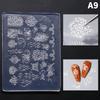 1PC 3D Silicone Mold For Nail Art Design Relief Lily Of The Valley Flower Nail Parts Manicure Templates Plates Tools Accessories