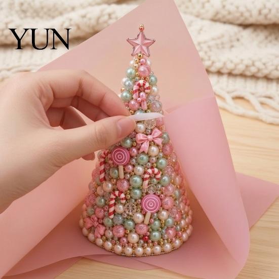Creative Hobby Kits for Adults DIY Christmas Tree Beading Kit Beginners, Handmade 3D Ornament with Full Beaded Figurine Making Set Tools And
