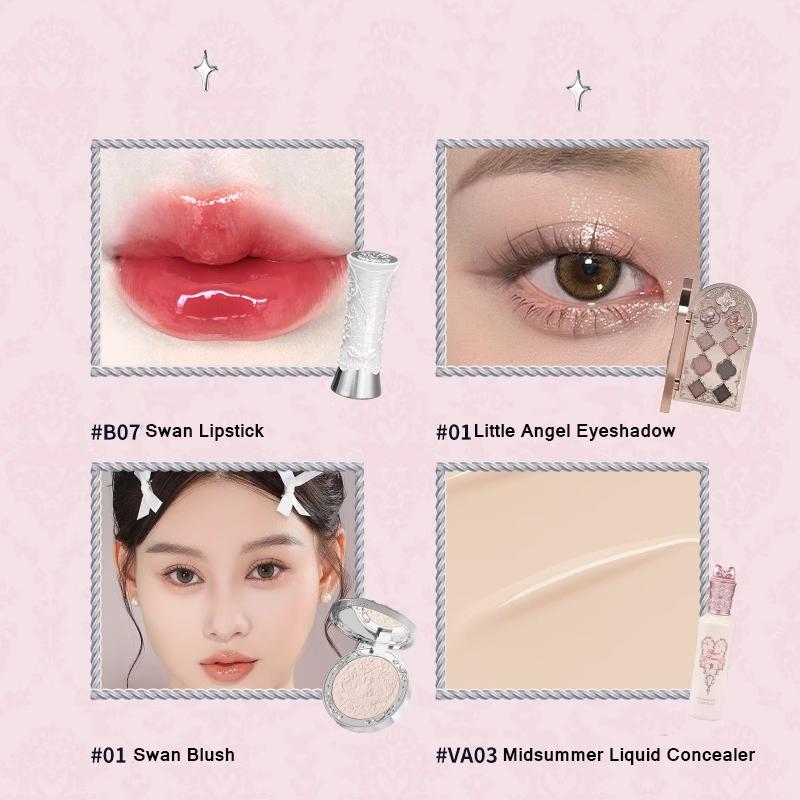 Flower Know Little Angel Collectie Make-up Cadeaubox Oogschaduw Blusher Crème Matte Lippenstift Highlighter Volledige Set Alles-in-één