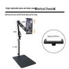 Adjustable Desktop Microphone Stand with Widened Base and Boom Arm for Phones and Tablets