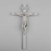 DevotedWalls Handmade White Crucifix for Wall Decor White Crucifix Spiritual Gift Stone Finish 9 Inches Heigh Wall Crosses Jesu