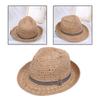 Wide Brim Sun Hat Panama Sunhat Protection Beach Sun Visor Women Ladies Straw Hat for Summer Travel Outdoor Holiday Party
