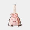 Handle String bag_Solid Baby Pink