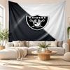 Las Vegas Raiders Wandteppich, Wandbehang aus weichem Stoff, Dekorative Kulisse für Schlafzimmer Heimwandkunst