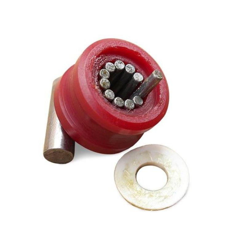 Silent Sliding Window Pulley 4 Pcs Nylon Steel Slot Wheel Heavy Duty Universal Door Window Sliding Replacement Fittings for Home