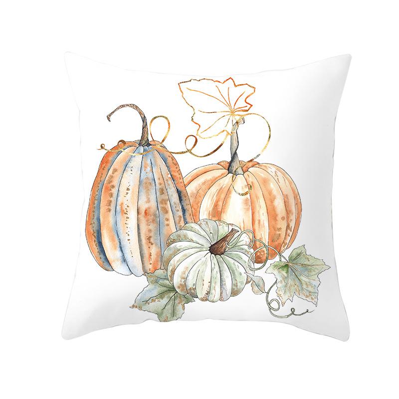 New Thanksgiving Pillow Cover Thanksgiving Harvest Pumpkin Home Cushion Cover