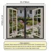 Magnetic Mosquito Screen, Window Screen, High-Density Polyester Screen, Magnetic-Closure Screen To Keep Out Mosquitoes and Flies—Black