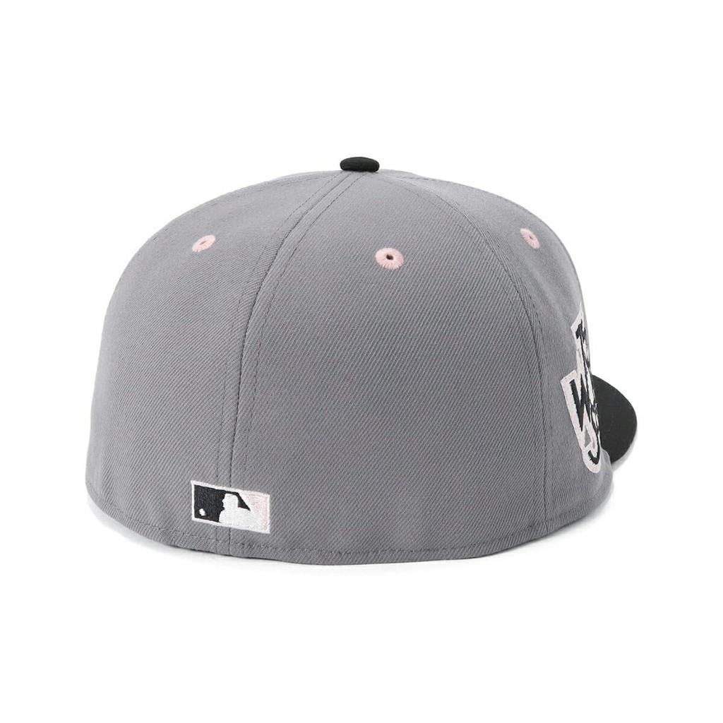 New Era 59FIFTY Side Patch MLB ONSPOTZ Special Edition NY Size 8 5950 NEYYANCO WS75TH STGRY BLACK Two-Tone Grey/Black