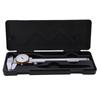 0150mm Dial Caliper Steel ShockProof Adjustable Vernier Caliper with Depth Rod Silver