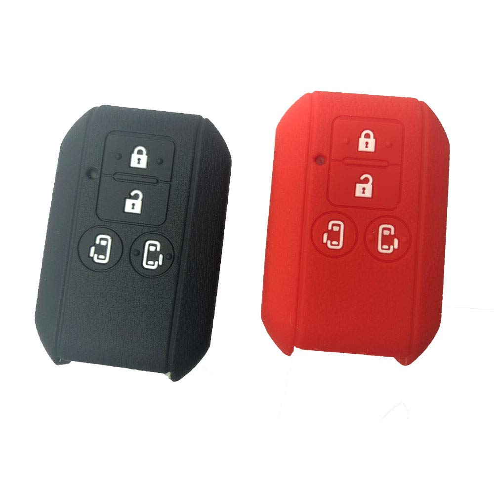 ZIAN [Pack of 2] Suzuki Smart Key Silicone Cover for Cars, 4 Button Car