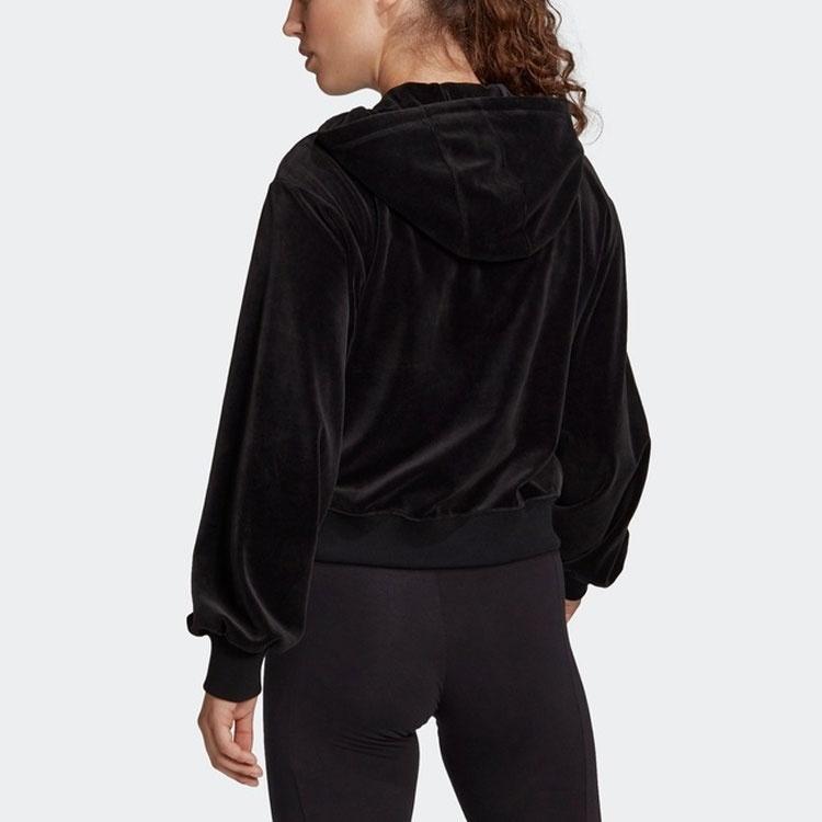 Adidas Jackets Women's Black Hooded Moderate Other H25101