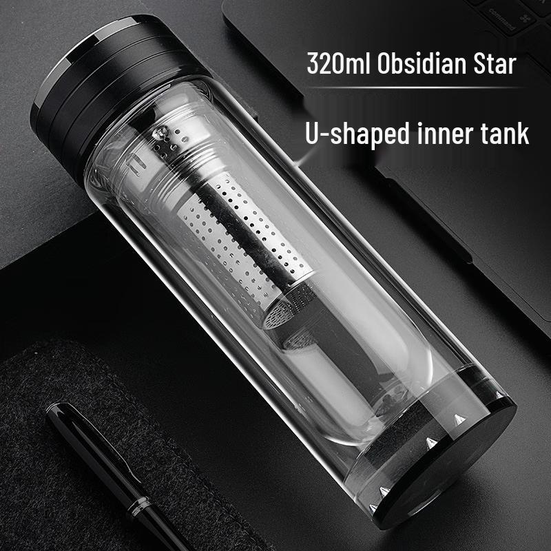 Yisijia Double-Wall Glass Tea Infuser Bottle