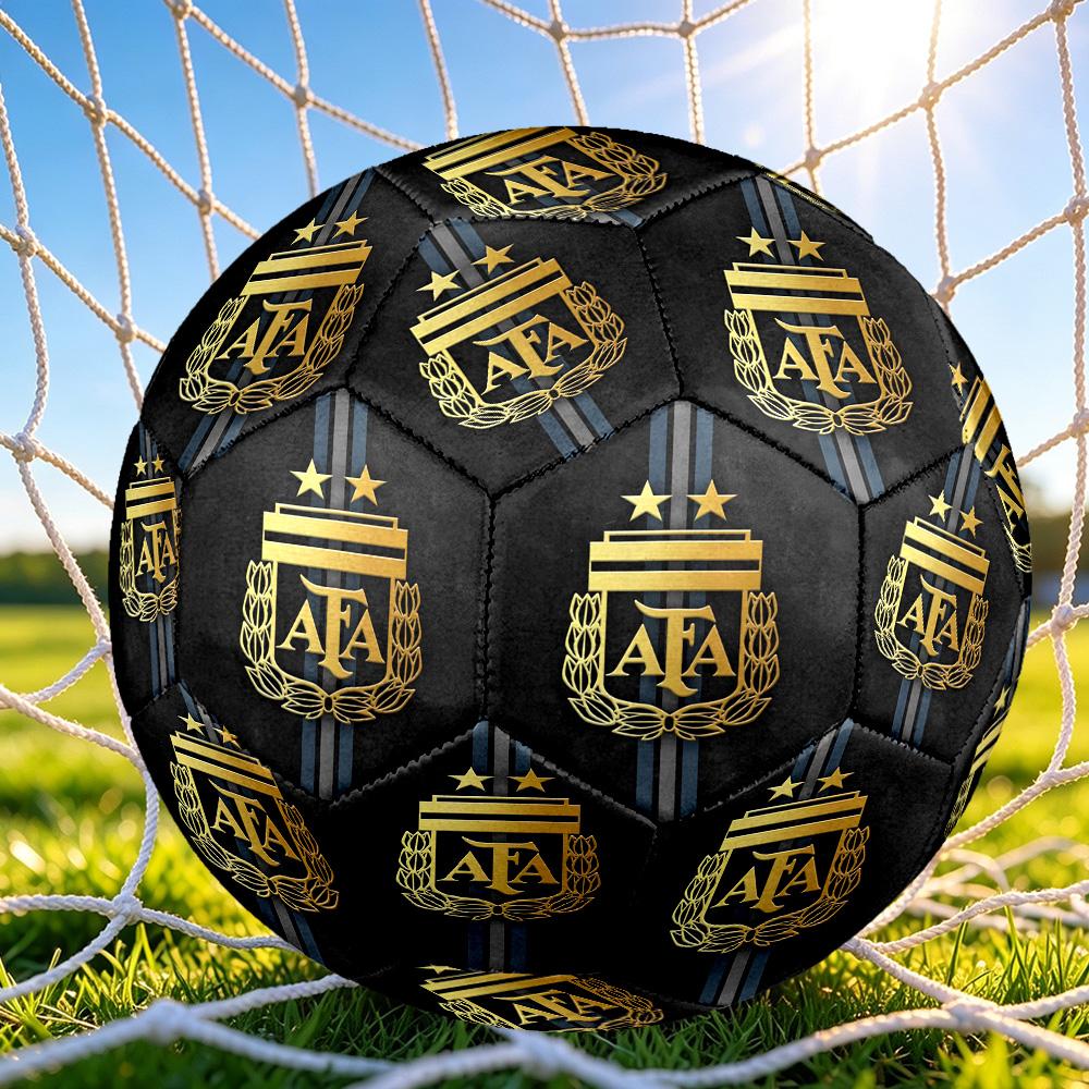 1pc Argentina Football Crest Size 5 Soccer Ball, Suitable for Practice Matches/tournament Training,Lightweight and Durable Logo7074