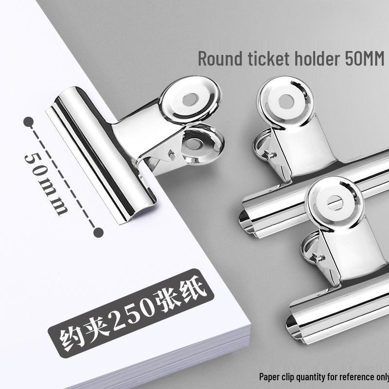 Stainless Steel Multifunctional Butterfly Clip for Drawing Boards and Files