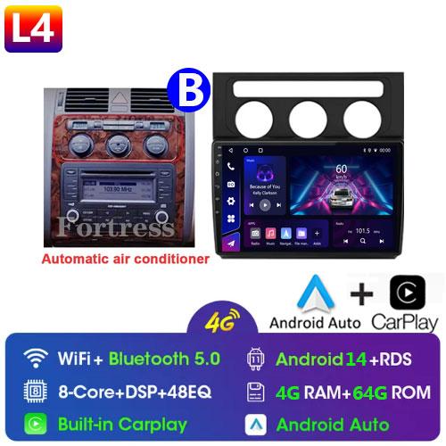 10 inch GPS Navigation Android Auto for Volkswagen Touran 1 2003 - 2010 Car Radio Video Multimedia Player 4G BT Wireless CarPlay