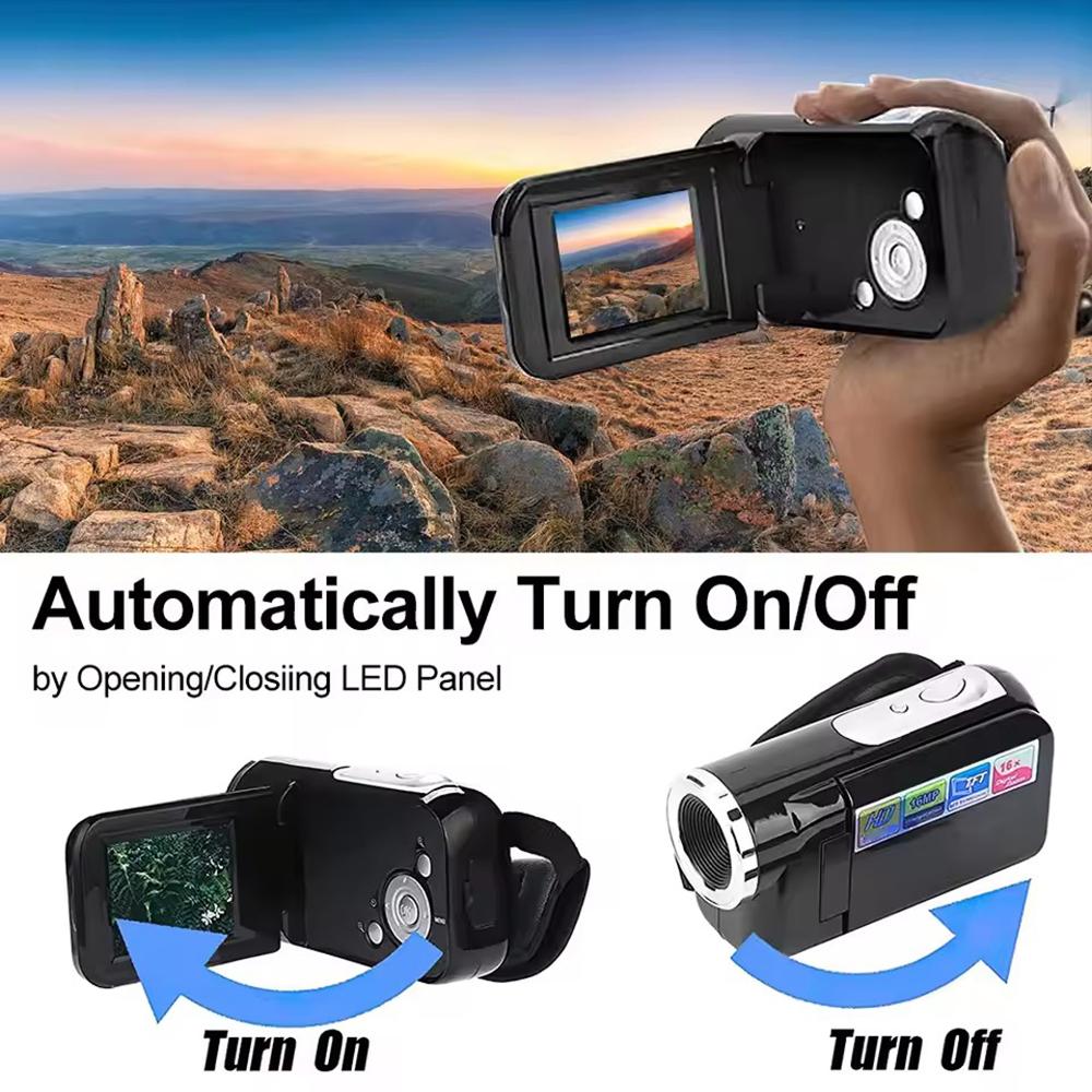 1080P 16MP 16X Zoom Full HD Digital Camcorder 2 inch Color TFT Display Camcorder DV Video Camcorder