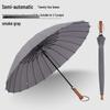 24-Rib Windproof Semi-Automatic Golf Umbrella