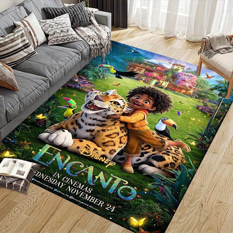 1pc Encanto Carpet Area Rug, Bedroom, and Playroom Durable, Stain-Resistant, and Easy To Clean, Living Room