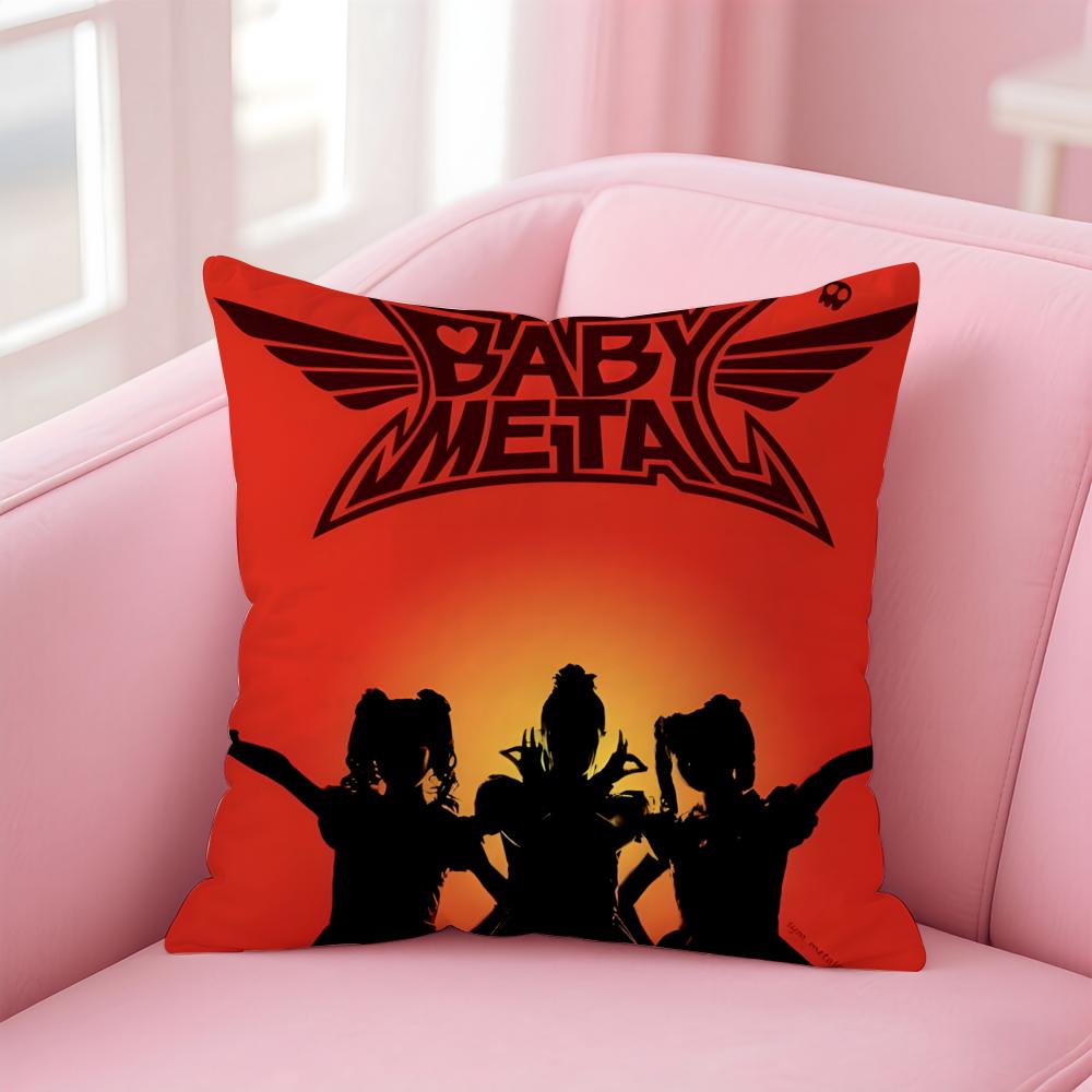 Girlgroup Metal BBBabymetal Kissenbezug Kissenbezug Weiches Hautfreundliches Gewebe Komfort Verdeckter Reißverschluss