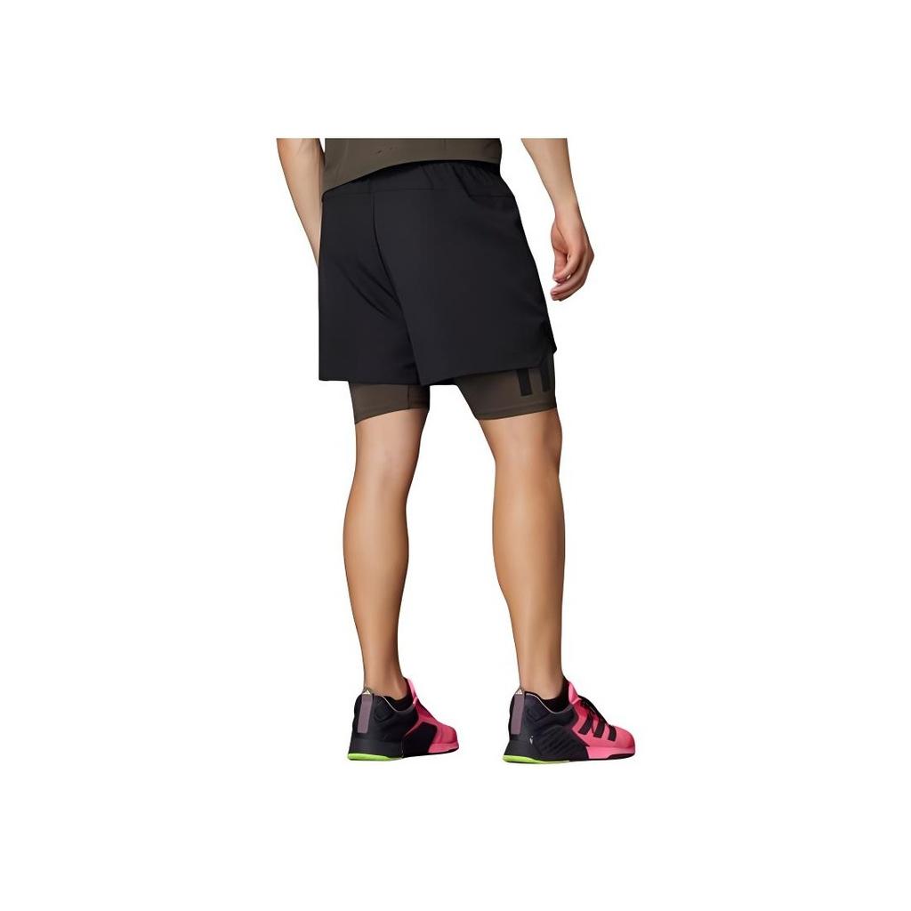 Adidas Power Workout Two-In-One Shorts Men Shorts Black Carbon IV6113