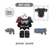 Knights Blood War Angels Black Hammer Templars War Soldiers Hammers Action Figures Building Blocks Bricks Kids DIY Toys Gifts