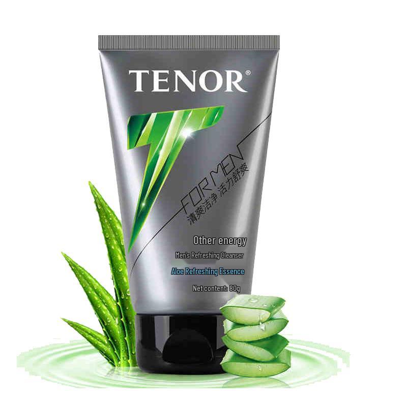 He Energy Men's Hydrating Skincare Trio: Cleanser, Lotion, & Cream for Refreshing Vitality.