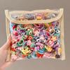 50/100Pcs Random Style Girls Hair Bands Elastic Cartoon Children Hair Tie Comfortable Fit Small Animal Flower Kids Headband