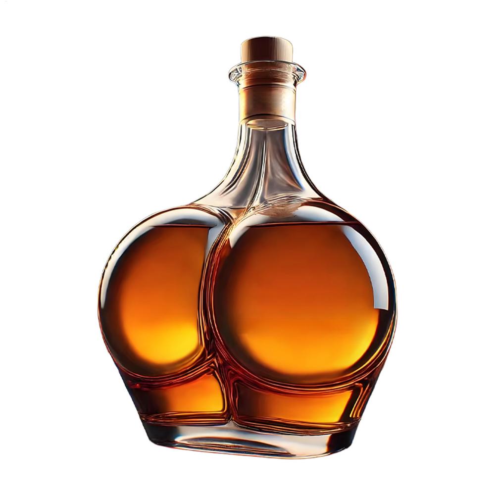 Creative Whiskey Bottle Decanter Realistic Novelty Glass Jug Liquor Bottle Whiskey Wine Brandy Scotchs Bourbon Vodka Decanter