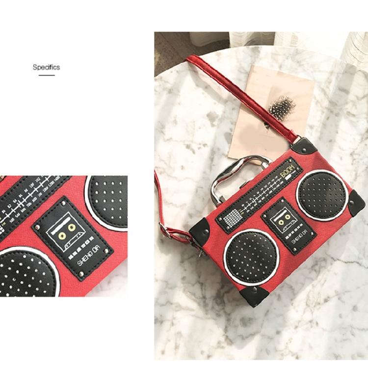 Radio Shaped Crossbody Bag for Women Shoulder Bag Handbag Evening Clutches Purse