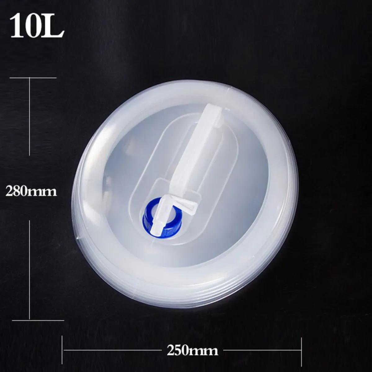 

Розбірний контейнер для води 3/5/10/15 л, відкритий, портативний, складаний мішок для води великої ємності, відро для вулиці 10L