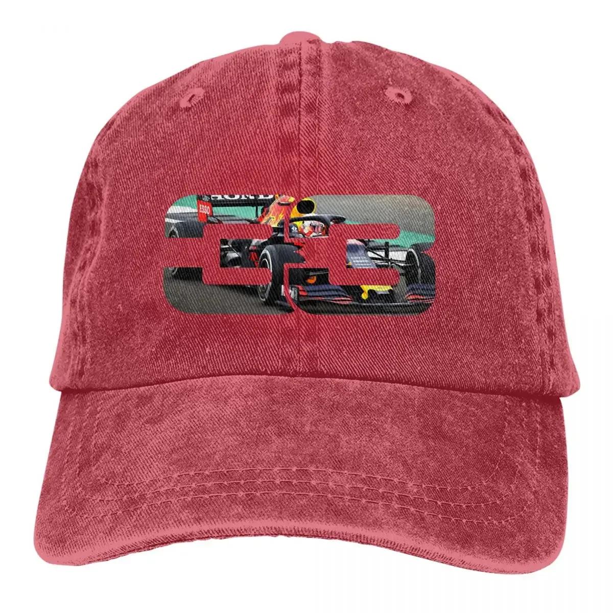 

Бейсболки Car 33, кепка с козырьком, гоночный автомобиль F1, козырек от солнца, ковбойские шляпы для мужчин, кепка для дальнобойщика Adjustable коричневый