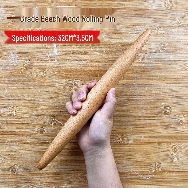 Zhaoran Pointed Beech Wood Rolling Pin