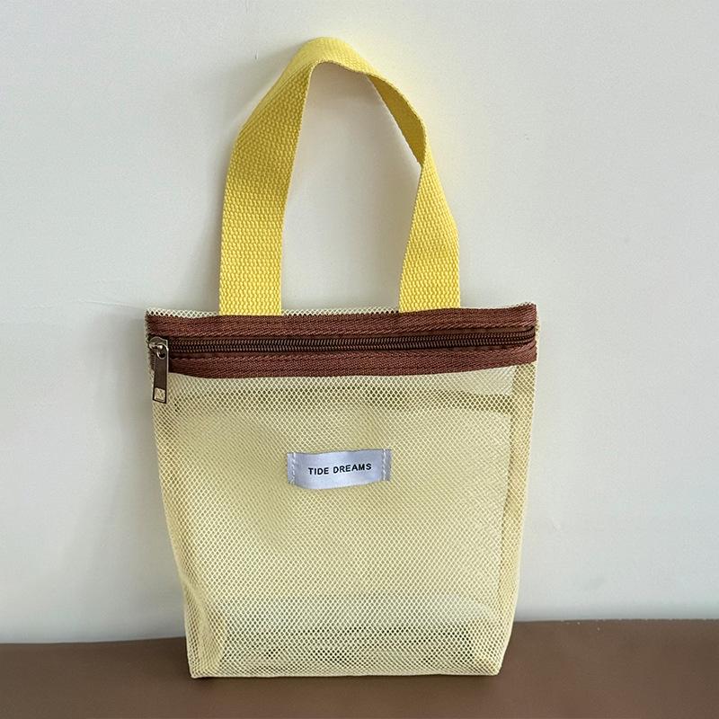 Large Capacity Breathable Mesh Travel Toiletry Bag